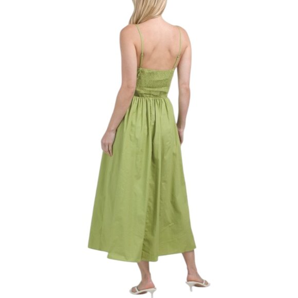 MOON RIVER Drop Waist Midi Dress - Picture 2 of 2